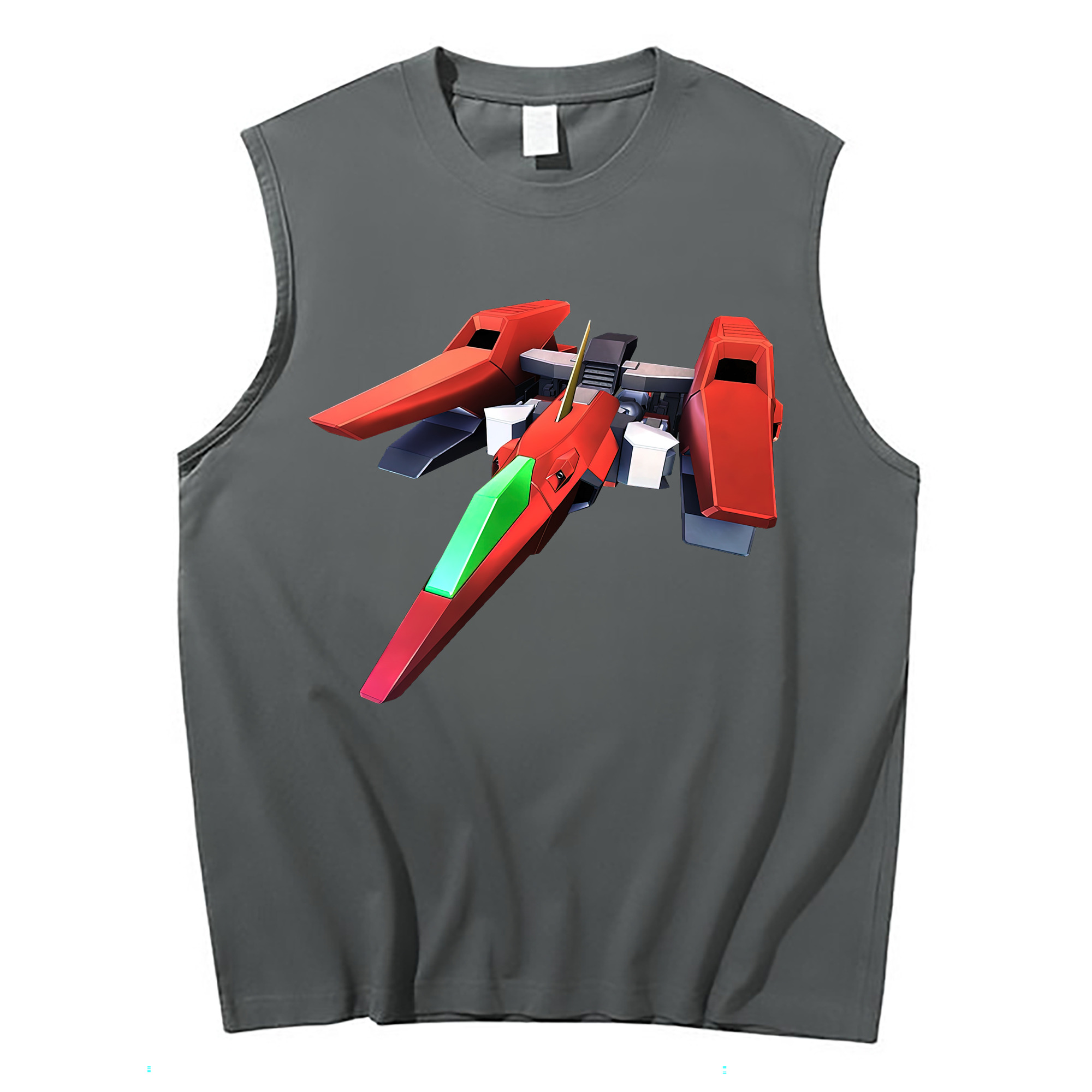（画像用） 機動戦士ガンダム Mobile Suit Gundam コットン100％タンクトップ（フロントプリント）